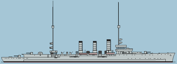 Profile drawing of Dresden II